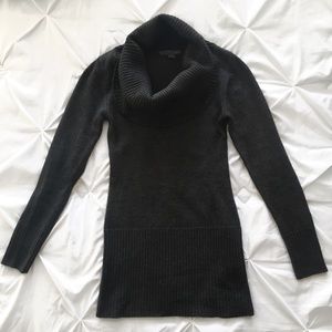 Forever 21 | Dark Grey Cowl Neck Tunic Sweater